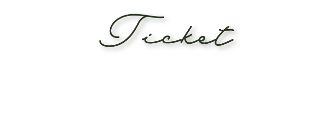 Ticket欄　全席指定13,700円(税込)